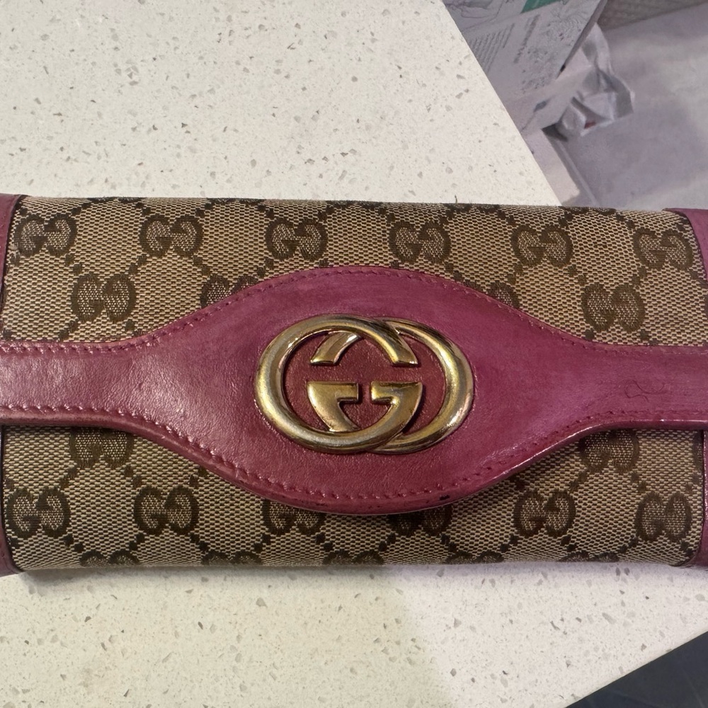 Gucci Pink and Brown Women's Bag